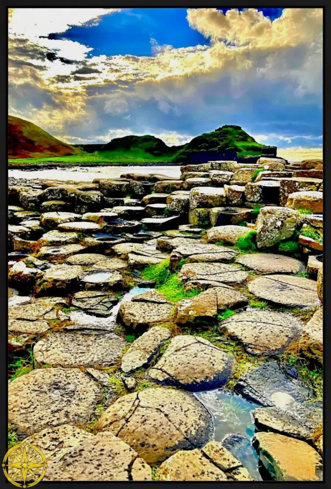 Standing on Giants Causeway: Where Celtic Myth Straddled Ireland and Scotland - Canvas