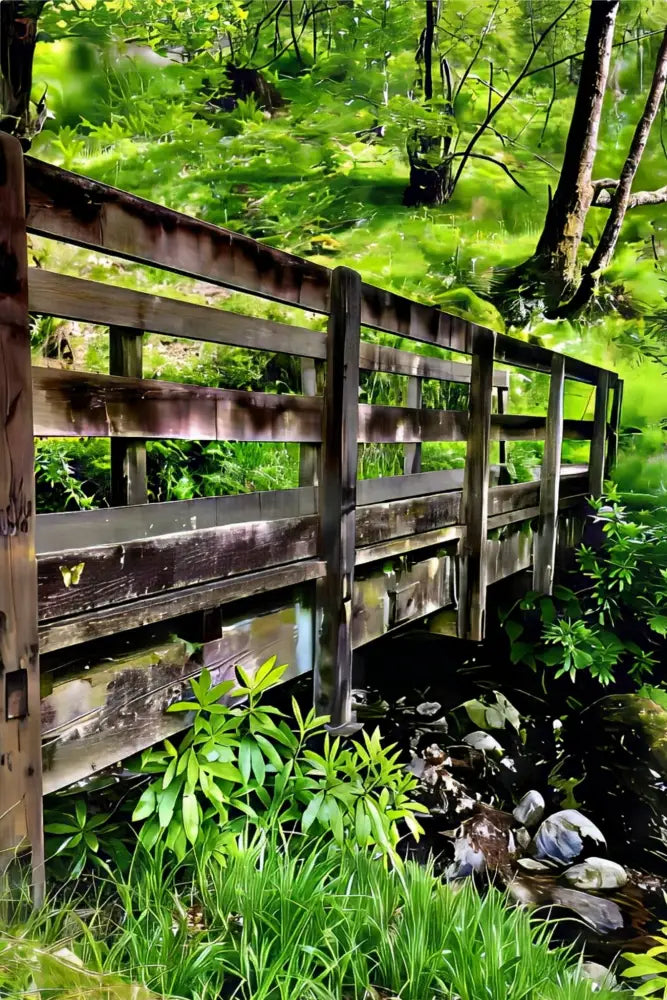 Welcoming Bridge Exploring Pitlochry Forest - Metal
