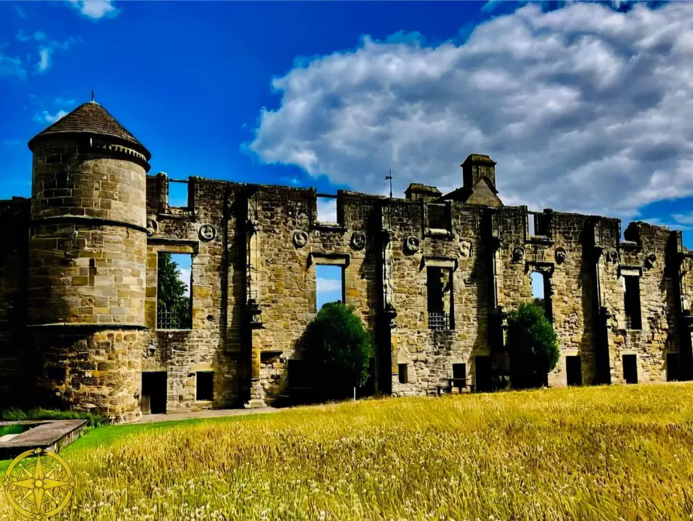 Enduring Things in Summer, Falkland Palace Against the Sky - Acrylic
