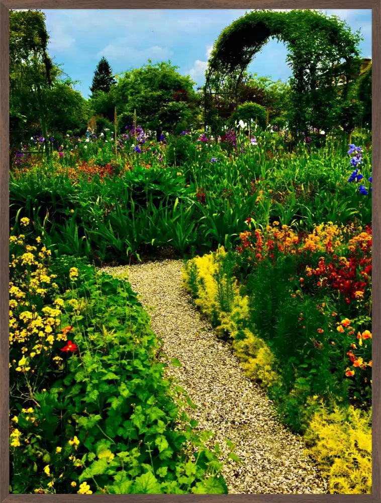 In Claude Monet's Garden: Arbor Glory - Fine Art