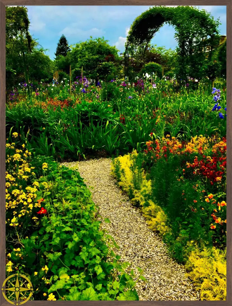 In Claude Monet's Garden: Arbor Glory - Fine Art