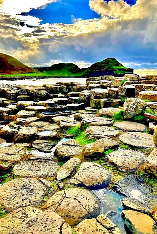 Standing on Giants Causeway: Where Celtic Myth Straddled Ireland and Scotland - Acrylic