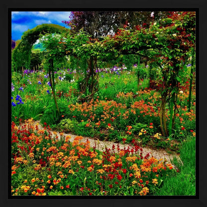 In Claude Monet's Garden: A Symphony in Orange - Canvas