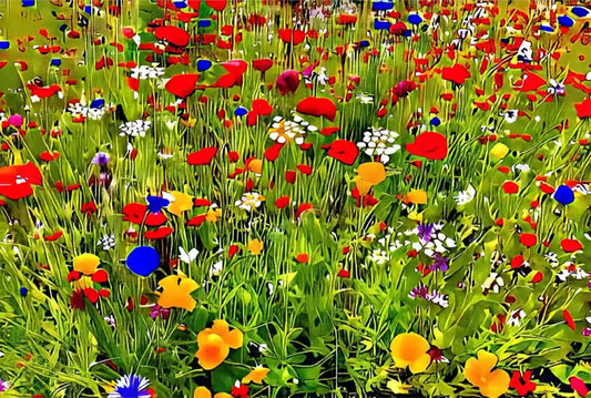 Kaleidoscope of Late Spring Color - Acrylic