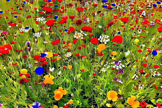 Kaleidoscope  of Late Spring Color - Canvas